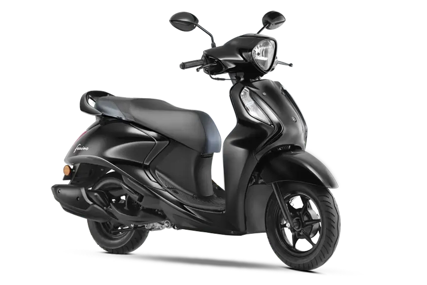 Metallic-Black-cd Yamaha Fascino 125 Fi Hybrid in Madurai