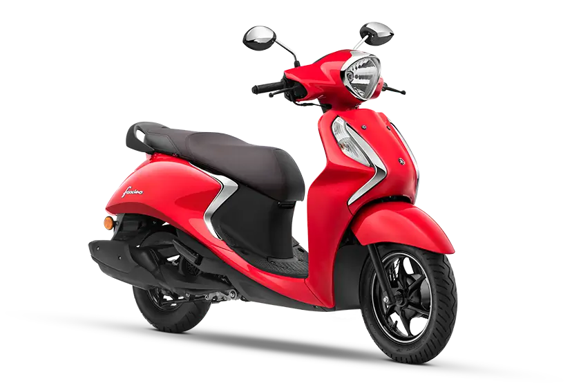 VIVID-RED-STD Yamaha Fascino 125 Fi Hybrid in Madurai