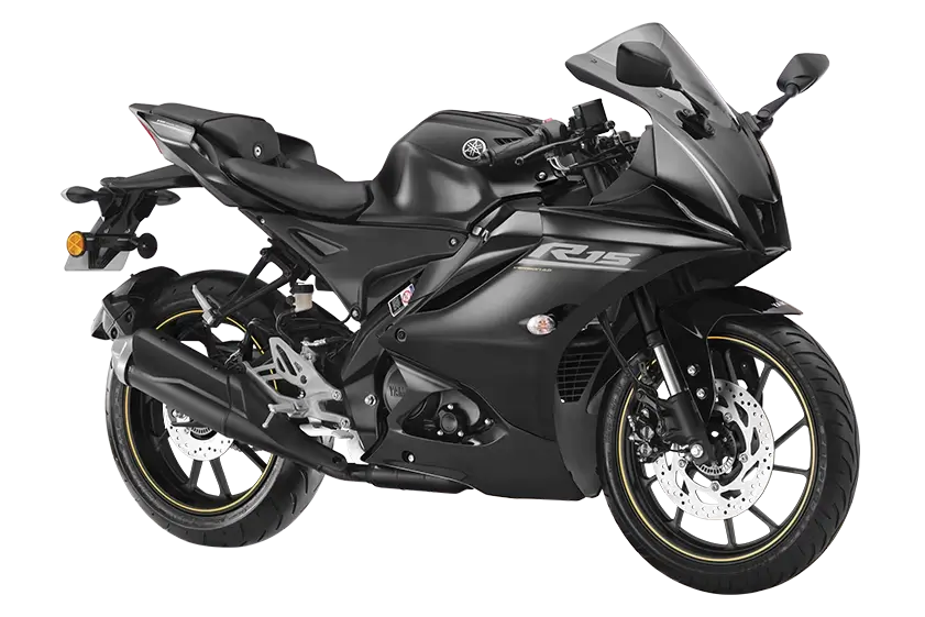metallic-black Yamaha R15V4 in Madurai